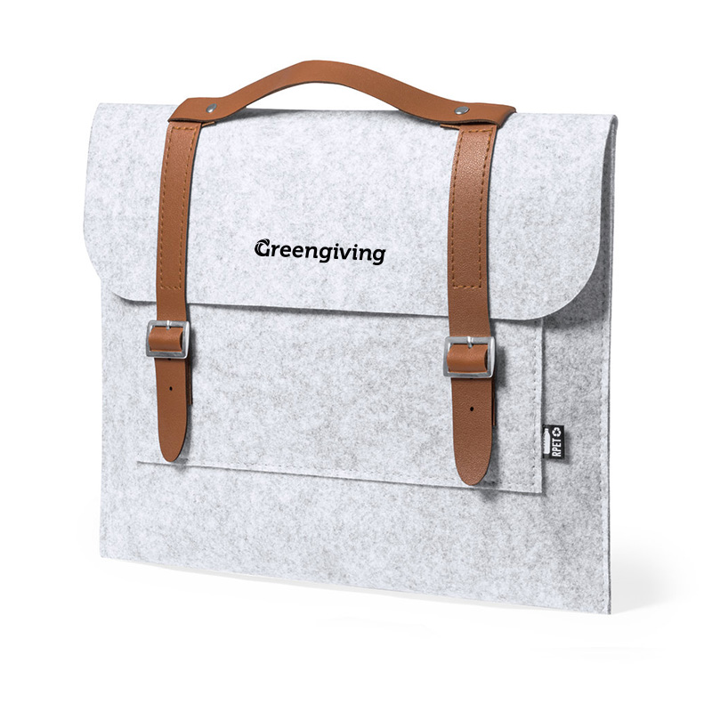 Briefcase RPET felt | Eco gift